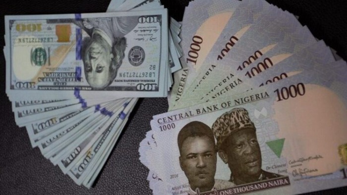 Naira gained against the dollar on Monday