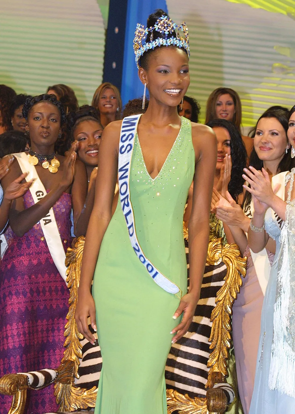 Agbani Darego was crowned Miss World in South Africa/Miss World