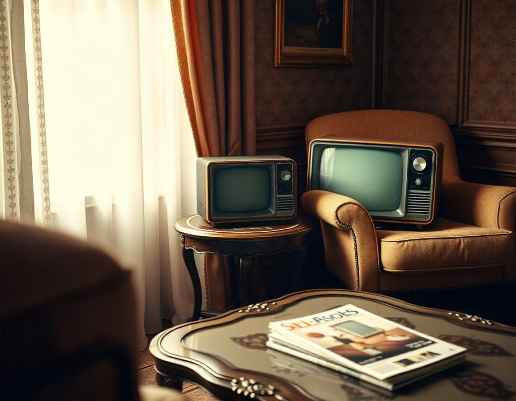 Early television set from the 1950s