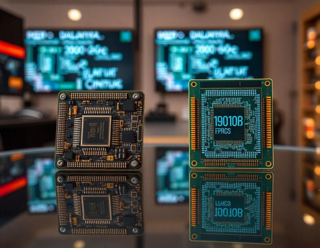 First integrated circuit compared to modern microprocessor